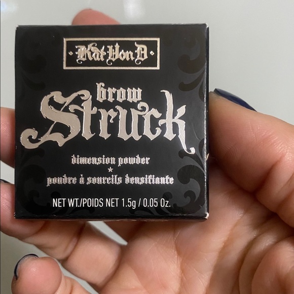 Kat Von D Brow Struck Powder- Medium Brown BNWT - Picture 2 of 6